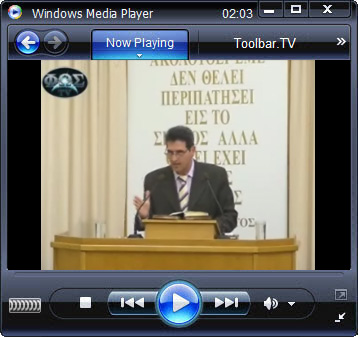 click RUN to watch Patras Church with Toolbar.TV